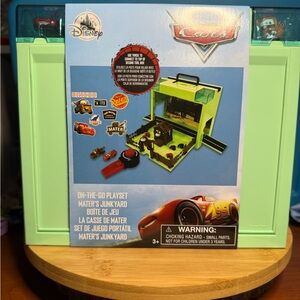 Disney Parks Mater's Junkyard On-the-Go Play Set Cars Toy New With Tag